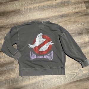 Aerie Ghostbusters Gray Sweater